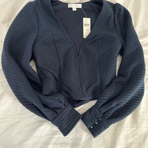 Anthropologie eri + Ali crop top XS NWT